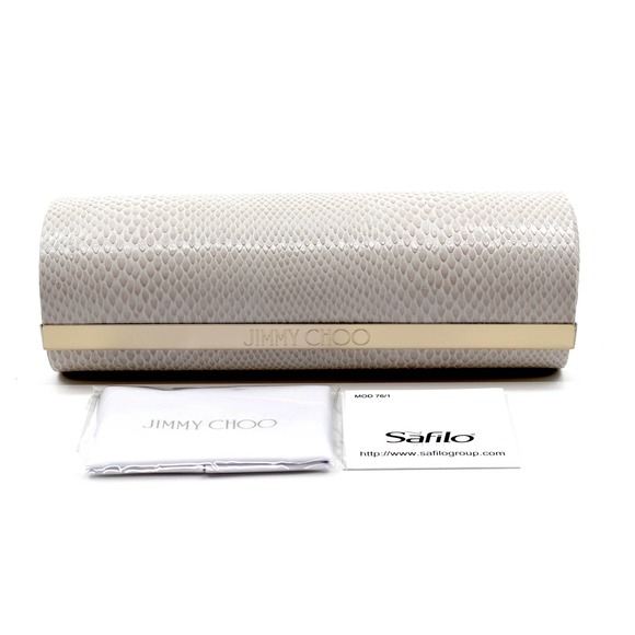 JIMMY CHOO LESSIE/S HUDE GLITTER GREY WOMEN'S SUNGLASSES - Picture 14 of 14